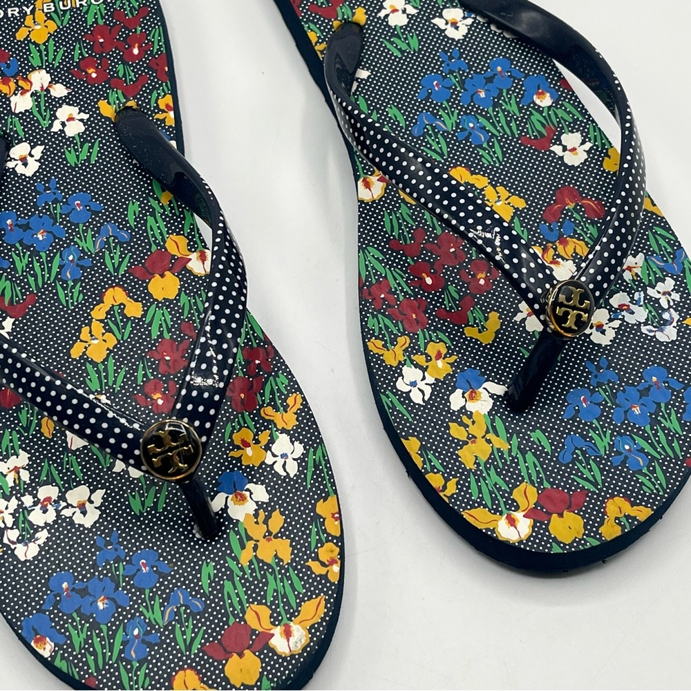 Tory Burch Multicolor Floral Sandals - Picture 4 of 8